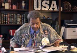 Don King Congratulates Bob Iger