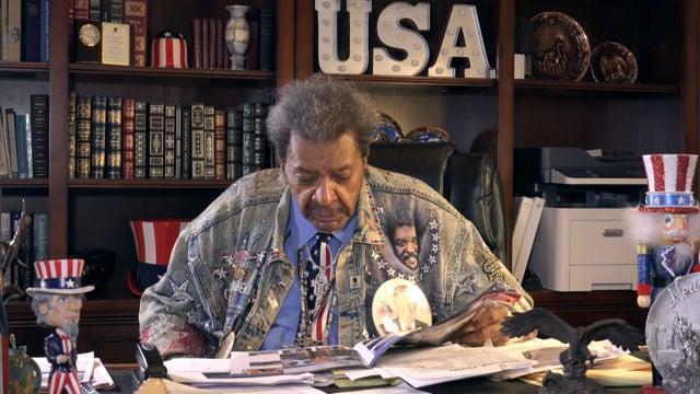 Don King Congratulates Bob Iger