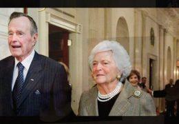 President George Bush and family